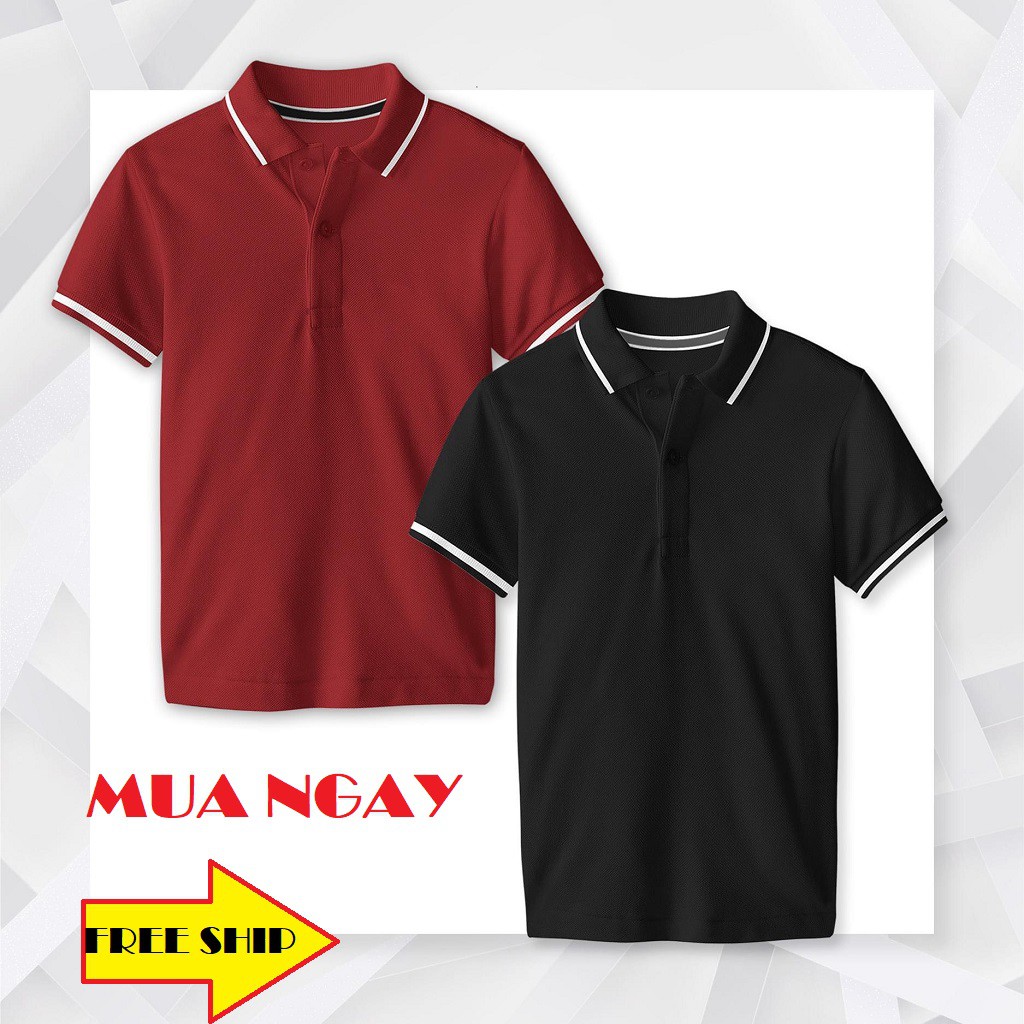 [Áo Polo] Áo thun nam nữ unisex có cổ tay lỡ GC25, Áo phông nam đẹp tay lỡ unisex form rộng oversize nam tính Chính Hãng