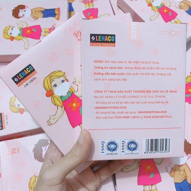 Khẩu trang bé Lehaco