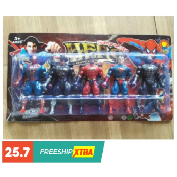Vỉ 5 siêu nhân anh hùng vũ trụ loại đẹp