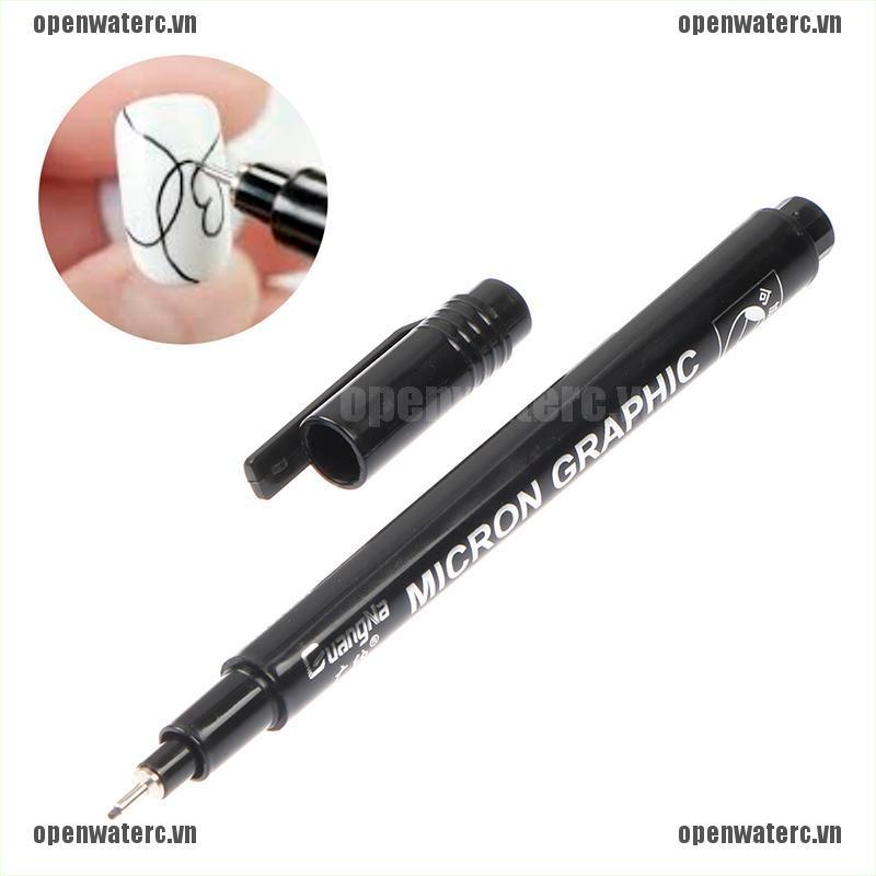 1 Cọ Vẽ Móng Tay Nghệ Thuật Graffiti Chống Nước DIY