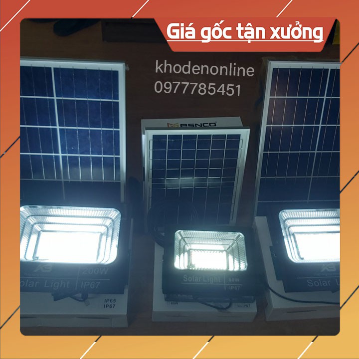 Đèn năng lượng mặt trời ĐÈN PHA 25w 40w 60w 100w 200w 300w