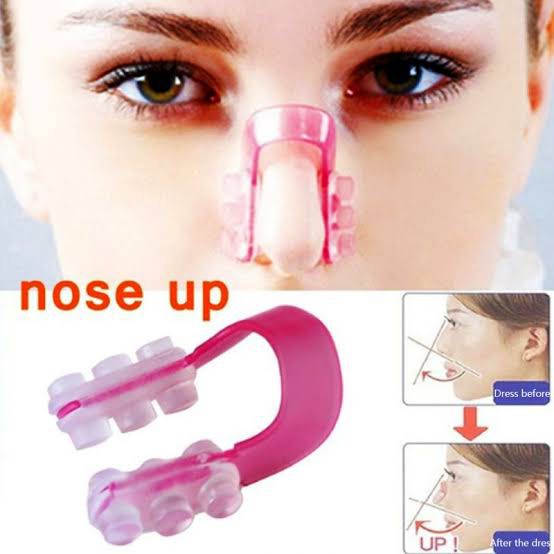 Kẹp định hình làm thon nâng mũi màu hồng an toàn