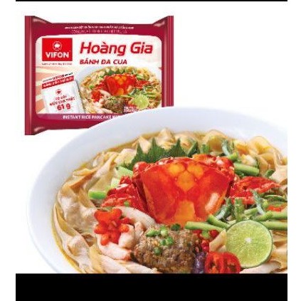 COMBO 10 BÁNH ĐA CUA HOÀNG GIA GÓI 120G