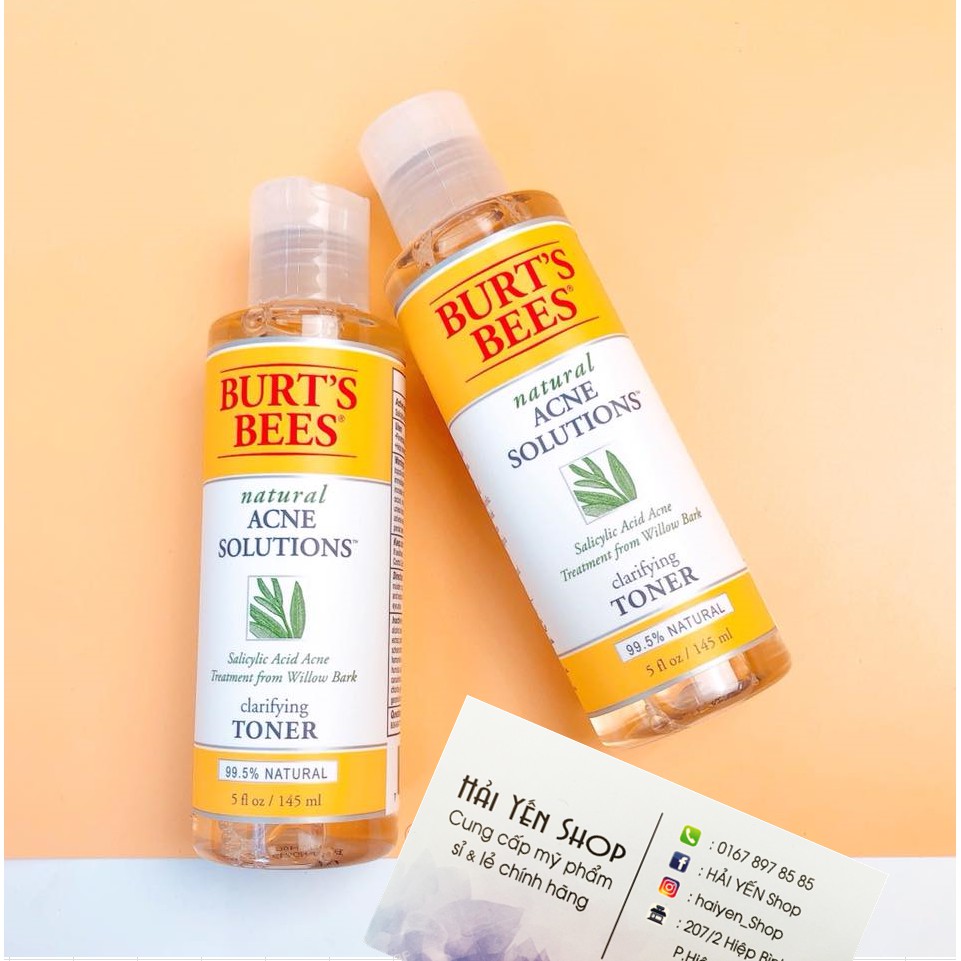 burt's bees clarifying toner