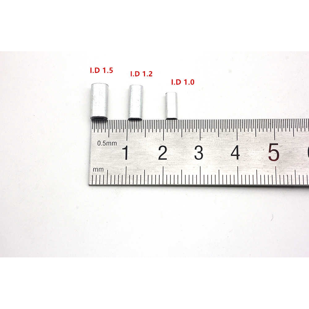 Set 50 đầu nối ống nước hình bầu dục bằng nhôm cao cấp