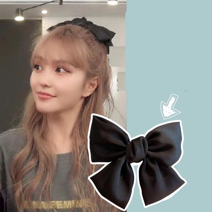 Cài kẹp tóc nơ bướm BẢN TO tiểu thư công chúa  xinh xắn dễ thương BP Lisa Jisoo Jennie Rose Trịnh Sảng Ngu Thư Hân