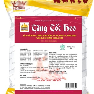 Tăng Tốc Heo 1kg Kích thích tăng trọng, vỗ béo heo, vỗ béo lợn