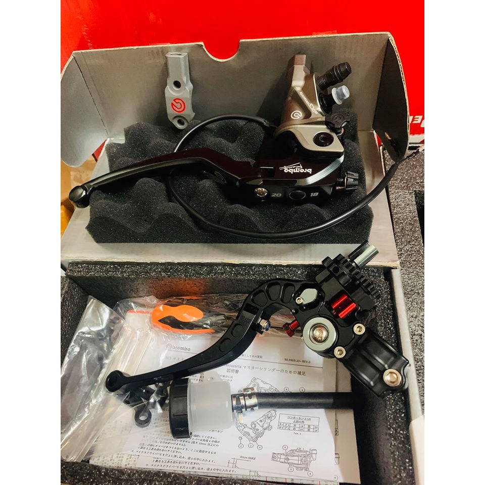 combo tay dầu brembo 1:1 tay côn CRG