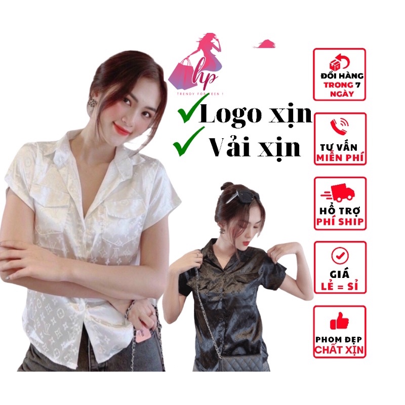 Áo sơ mi nữ đẹp tay ngắn kiểu hàn quốc màu trắng đen đi học đi công sở rất phong cách nổi bật-A38