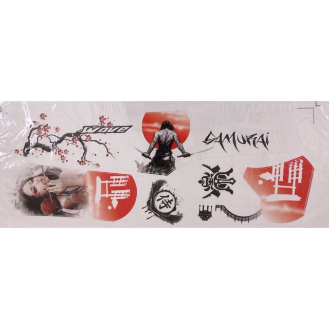 Tem xe Wave samurai
