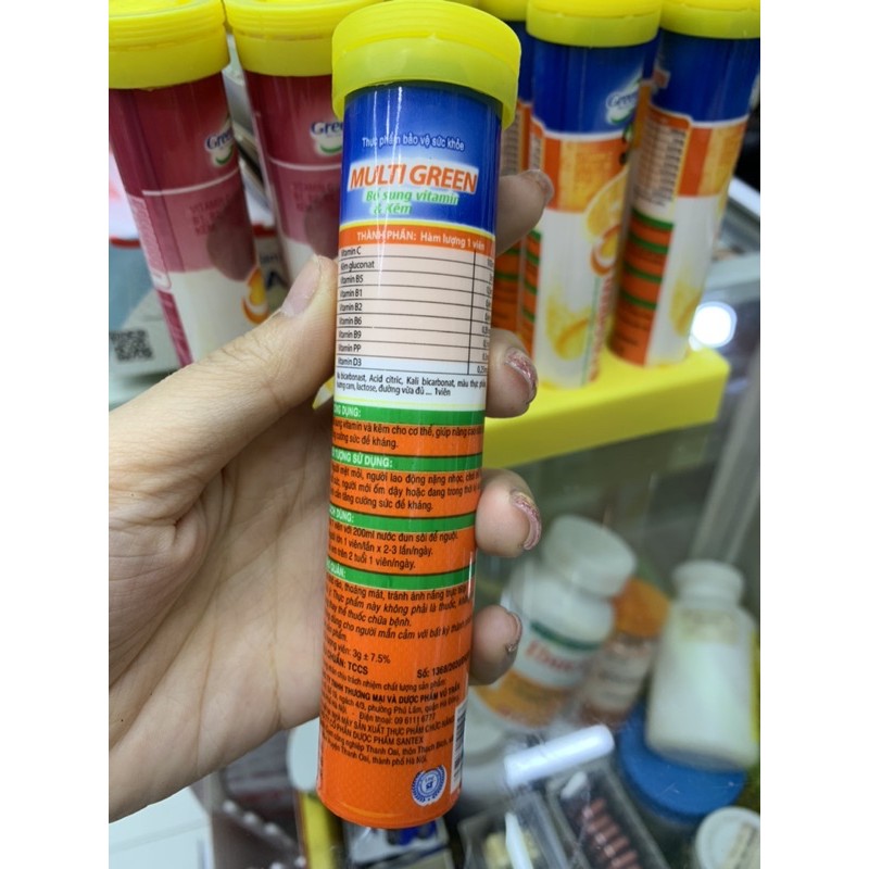 Viên sủi uống tăng sức đề kháng