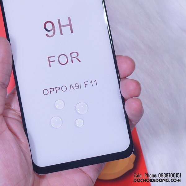 Dán Cường Lực Oppo A9 2020 Zacase Bo Viền Cao Cấp