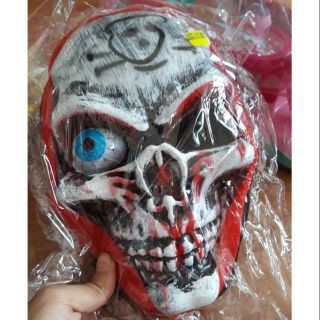 Mặt nạ đầu lâu Halloween 1 mất 1 còn ( con mắt) mã FM3400