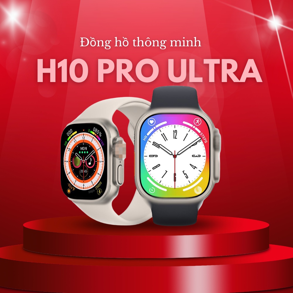 Đồng Hồ Thông Minh H10 Pro Ultra Titan Cao Cấp, Nghe Gọi, Nhận Tin Nhắn, Cài Ảnh Nền, Nút Vật Lý Earldom