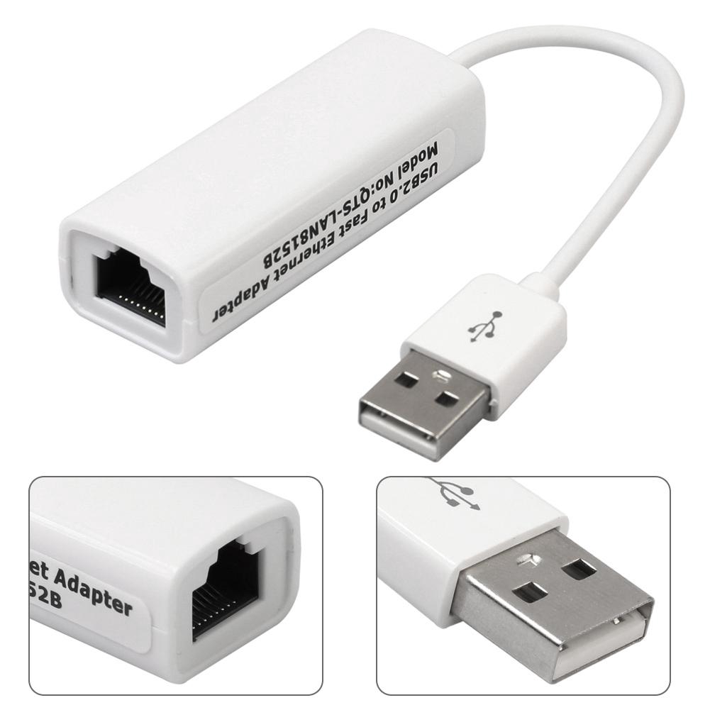 Dây Cáp Chuyển Đổi Usb 2.0 Sang 10 / 100 Lan Rj45 Lan Cho Máy Chơi Game Nintendo Switch Wiiu U Macbook Chromebook Windows 10 8.1 Mac Osbox Ax88772