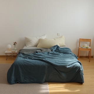Mền chần cotton màu trơn 2mx2m3