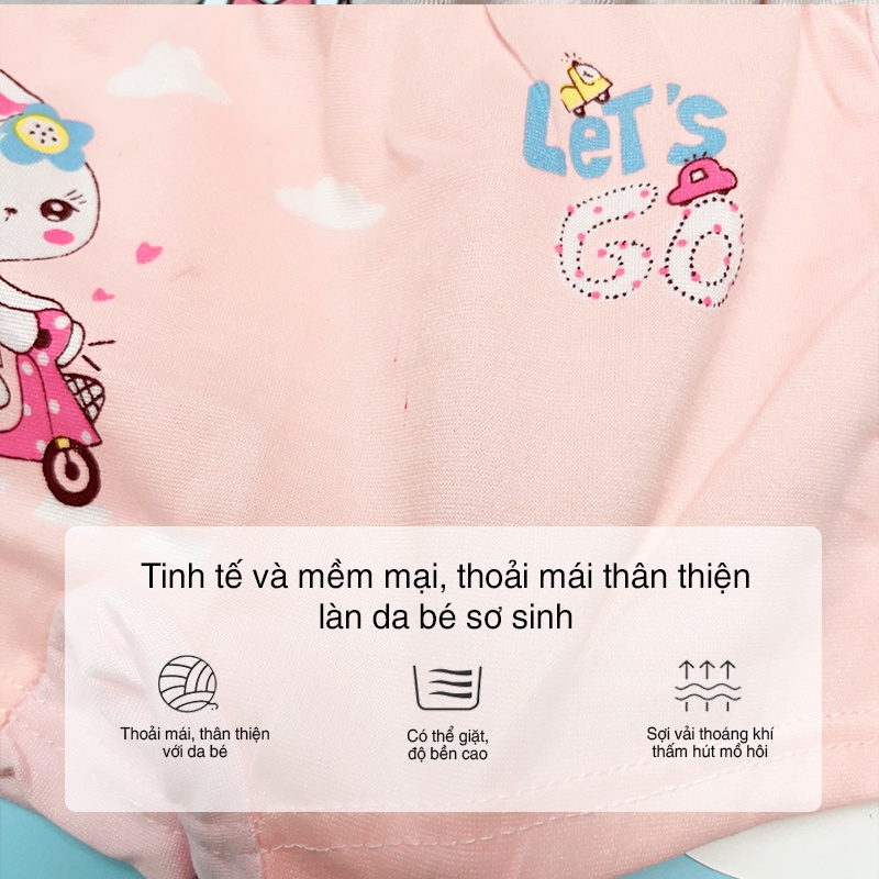 Quần chip đùi COTTON bé gái hoạt hình dễ thương 2-10 tuổi, quần chip dễ thương co giãn và thấm hút tốt