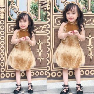 Áo dài nhung