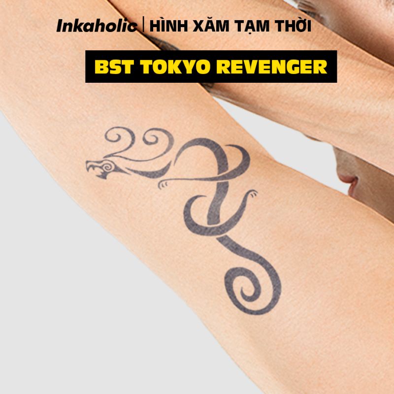 [Limited Edition] TOKYO REVENGER COLLECTION Hình xăm dán tạm thời Inkaholic Y HỆT xăm thật trong 15 ngày, chống nước