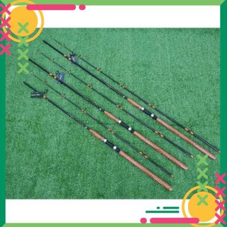 [SALE]  Cần Câu Ashino Black Max Carbon xoắn Toàn Thân Cán Gỗ Chất Lượng - Đồ Câu Huấn fishing