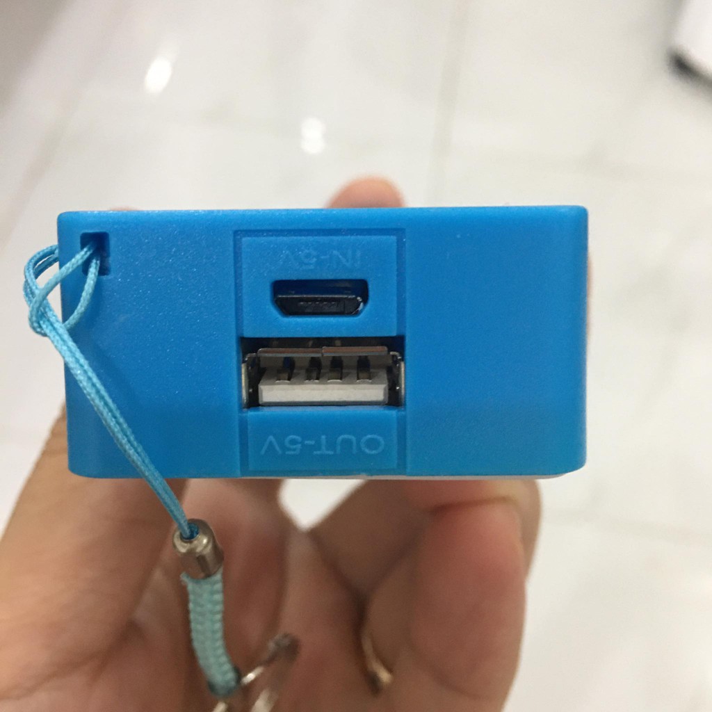 Pin sạc dự phòng 5200mAh - Box sạc dự phòng 2 cell Powerbank kiêm Sạc pin 18650 - Pin 18650 Beston 2600mAh chính hãng