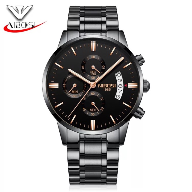 [CHÍNH HÃNG] Đồng hồ nam NIBOSI 1985 V4 dây thép đặc cao cấp, phong cách doanh nhân | BigBuy360 - bigbuy360.vn