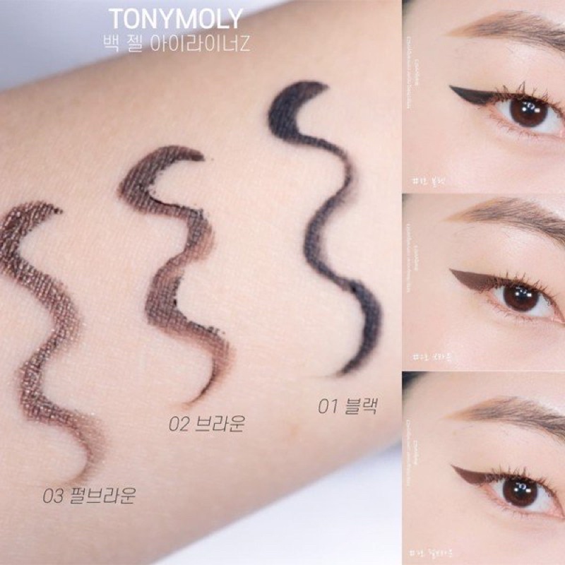 Gel Kẻ Mắt Tonymoly Backstage Gel Eyeliner 4g