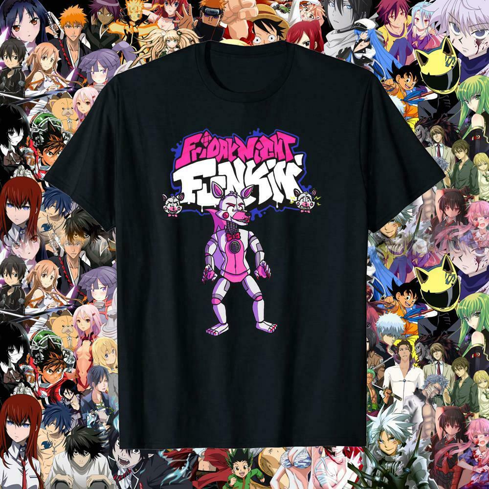 Áo thun mùa hè Mans Friday Night Funkin Funtime Foxy Áo thun