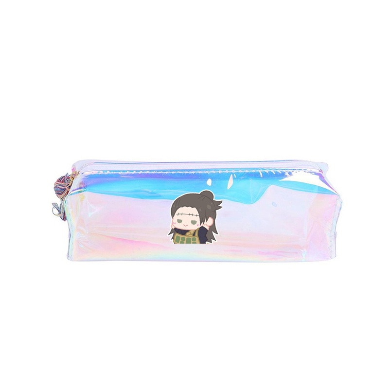 Hộp bút trong in hình JUJUTSU KAISEN VER TẬP THỂ DỤC anime chibi xinh xắn dễ thương