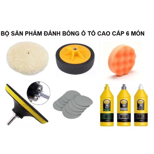 Bộ sản phẩm hoàn thiện đánh bóng bề mặt 6 inches