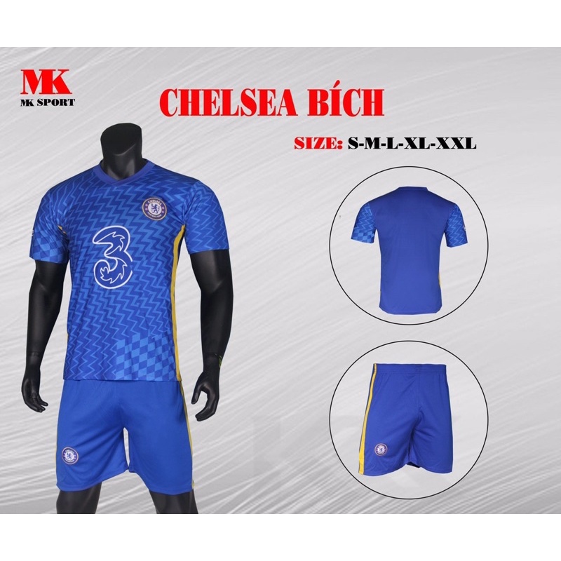 Bộ quần áo bóng đá CLB CHELSEA XANH BÍCH