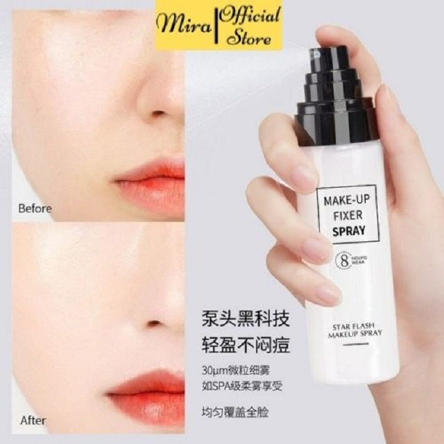 Xịt Nhũ Khóa Nền Makeup Dưỡng Ẩm Bắt Sáng Miraa Shop | BigBuy360 - bigbuy360.vn