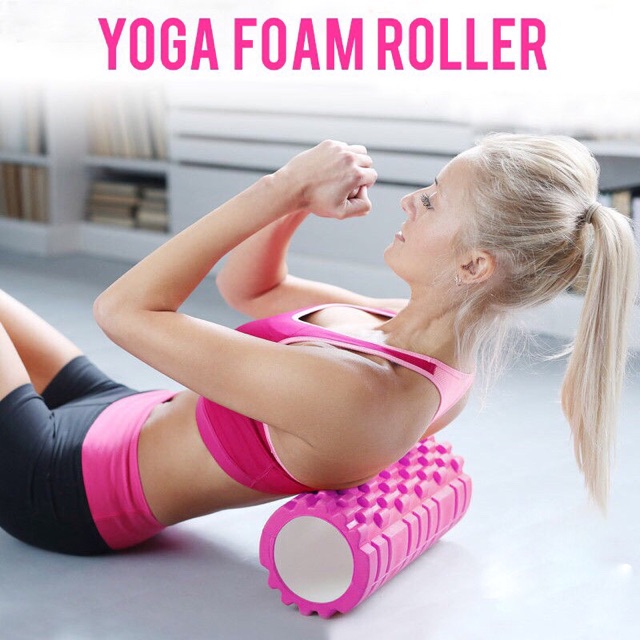 Con lăn massage yoga cao cấp, giãn cơ khi tập gym, thể hình Foam roller