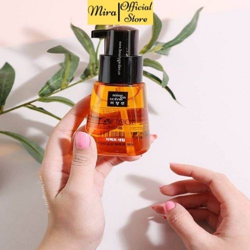 Serum Tinh dầu dưỡng tóc uốn, tóc khô xơ, tóc nhuộm Jckoo tạo nếp tóc mềm mượt, phục hồi hư tổn MiraaShop