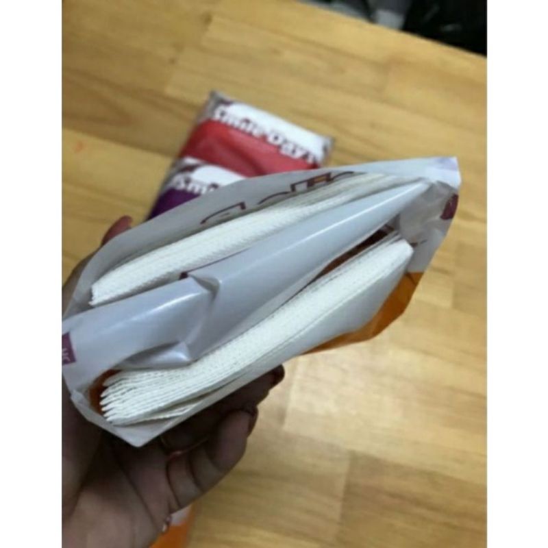 1 TÚI 10 GÓI  KHĂN GIẤY KHÔ SMILE DAY