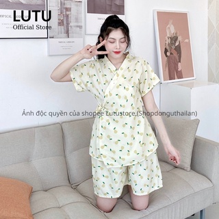 Bộ ngủ thái kimono tay ngắn quần đùi
