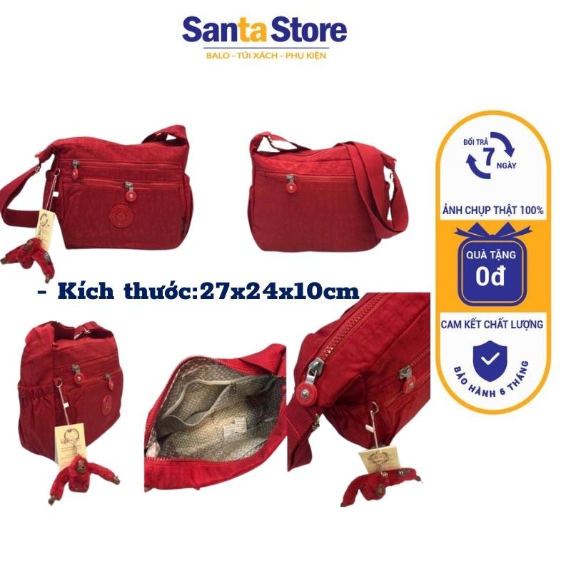 Túi đeo chéo nữ vải dù canvas Kipling KL8011 SANTA STORE thời trang cao cấp nhiều ngăn đựng điện thoại, ví tiền tiện lợi