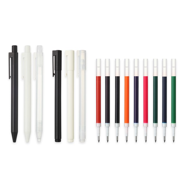 RUỘT BÚT MUJI SMOOTH 0.5MM NẮP BẤM