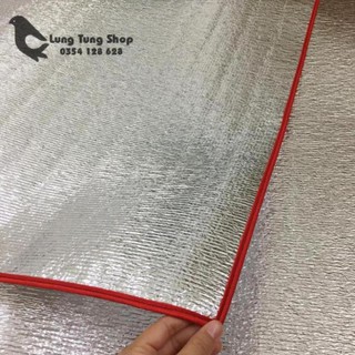 [ Dày 3.5ly - viền đỏ ] Chiếu ngủ trưa văn phòng cá nhân viền đỏ