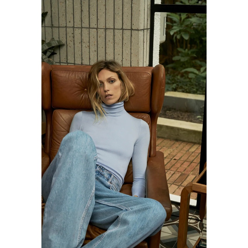 Zara Áo sweater Cổ Cao Phong Cách Thời Trang Thu Đông Dành Cho Nữ 5646123