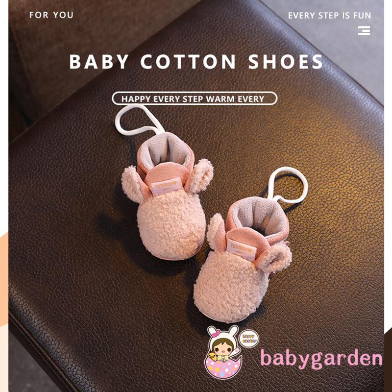 Giày Tập Đi Màu Sắc Tương Phản Thời Trang Thu Đông Cho Bé 0-12 Tháng Tuổi