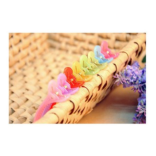 Set 5 Chiếc Kẹp Tóc Mỏ Vịt Màu Kẹo Chiều Dài 7,5cm