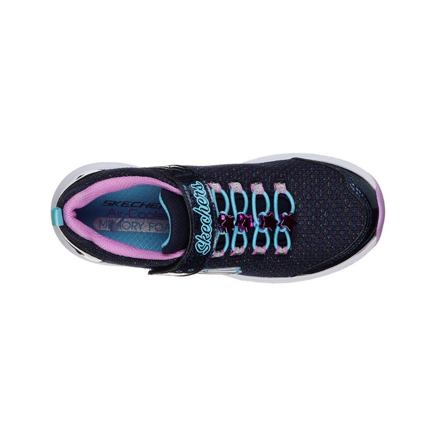 Giày sneaker bé gái Skechers Star Speeder - 302019L-NVMT