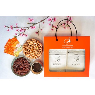 Cà phê blend le plateau- quà tặng tết- 2 gói- 500g