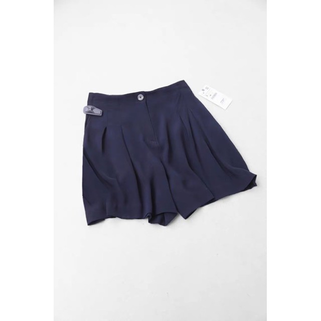 Quần Short, Quần Sooc Nữ Cạp Cao Ống Rộng Chất Cát Siêu Nhẹ Siêu Mát Z - LITTLE KOREA