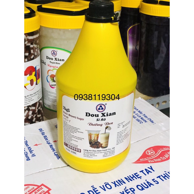 Siro - sirup Dow Xian ( Hàng Huy ) 2kg5 bình vàng