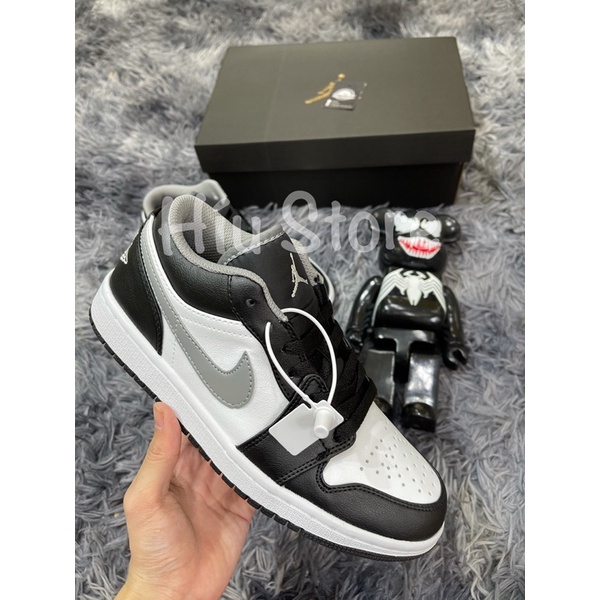 (Híu)Giầy Air Jordan Low Smoke Grey V3|Đen Xám Mới|Da Đẹp |Đế Khâu