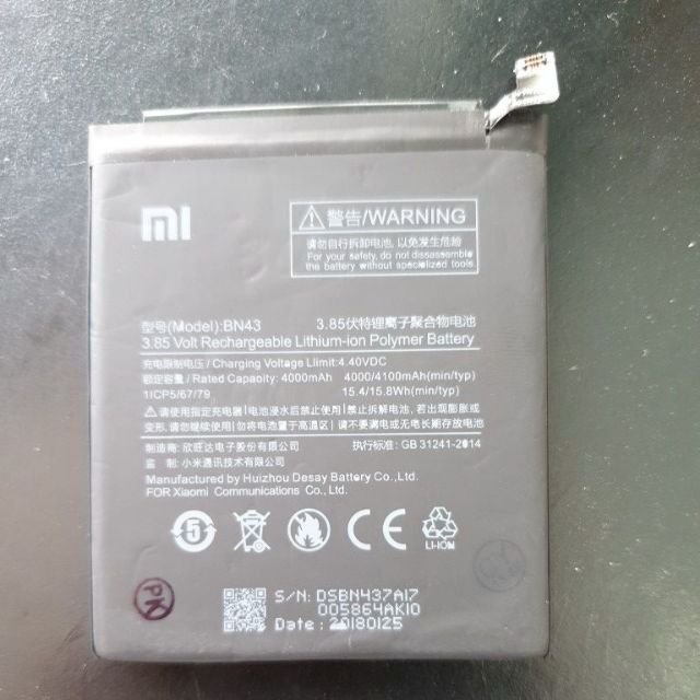 Pin Zin xiaomi Redmi Note 4x ( BN43 )