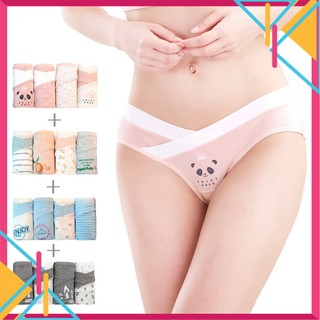 Quần Lót Bầu Cạp chéo Sau Sinh Cotton Cao Cấp, Thương Hiệu ENJOY PREG