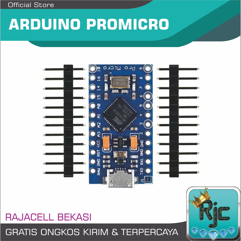 Cáp Dữ Liệu Không Dây Arduino Pro Micro Leonardo Atmega32u4 Usb Hid 16mhz